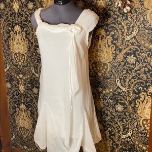 🤍 Tempo Paris Boho White Cotton Tunic Dress